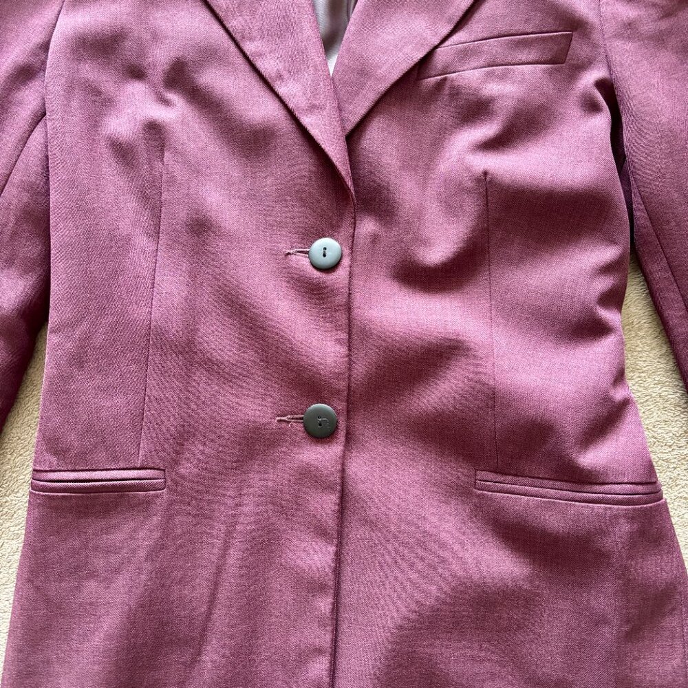 ASOS DESIGN Women’s Purple Plum Blazer – Size 6 - Picture 4 of 13